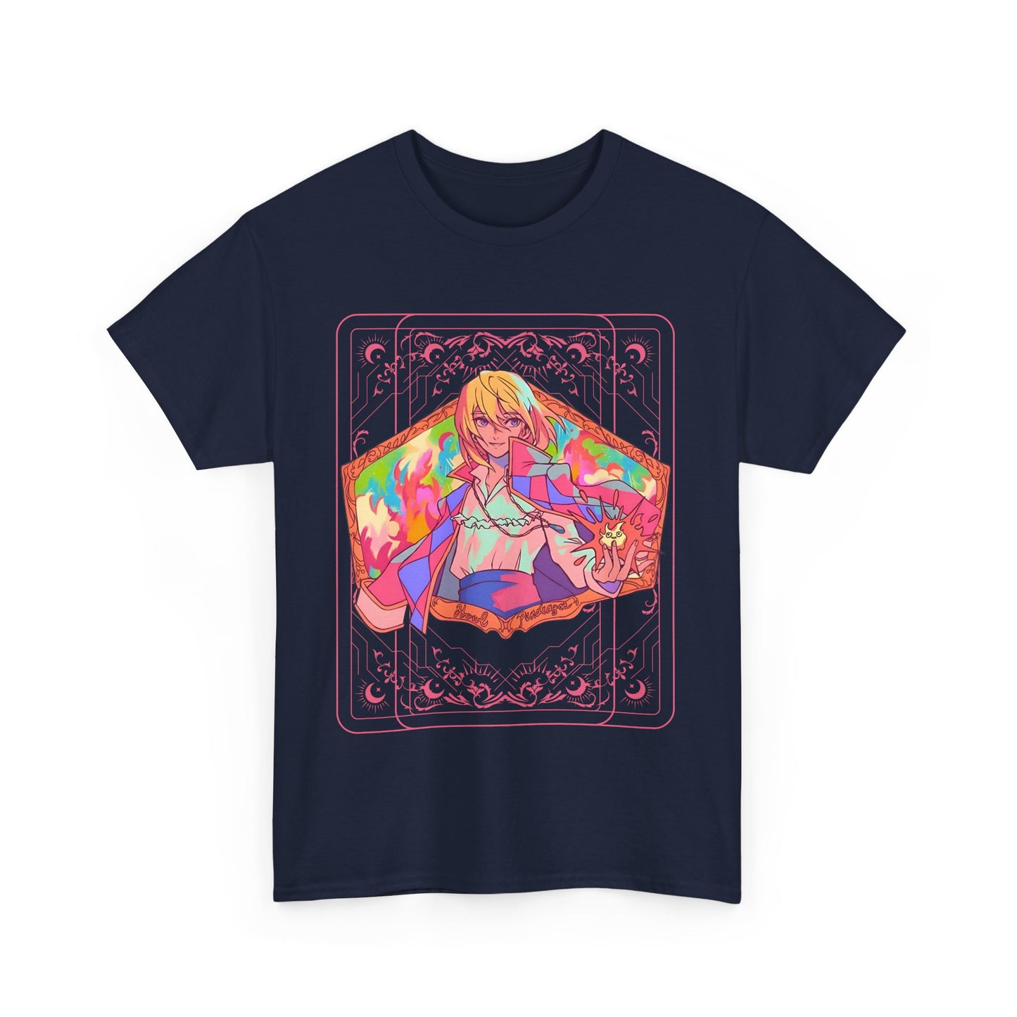 Howl Ghibli T-Shirt – 100% Cotton Anime Tee from Howl’s Moving Castle