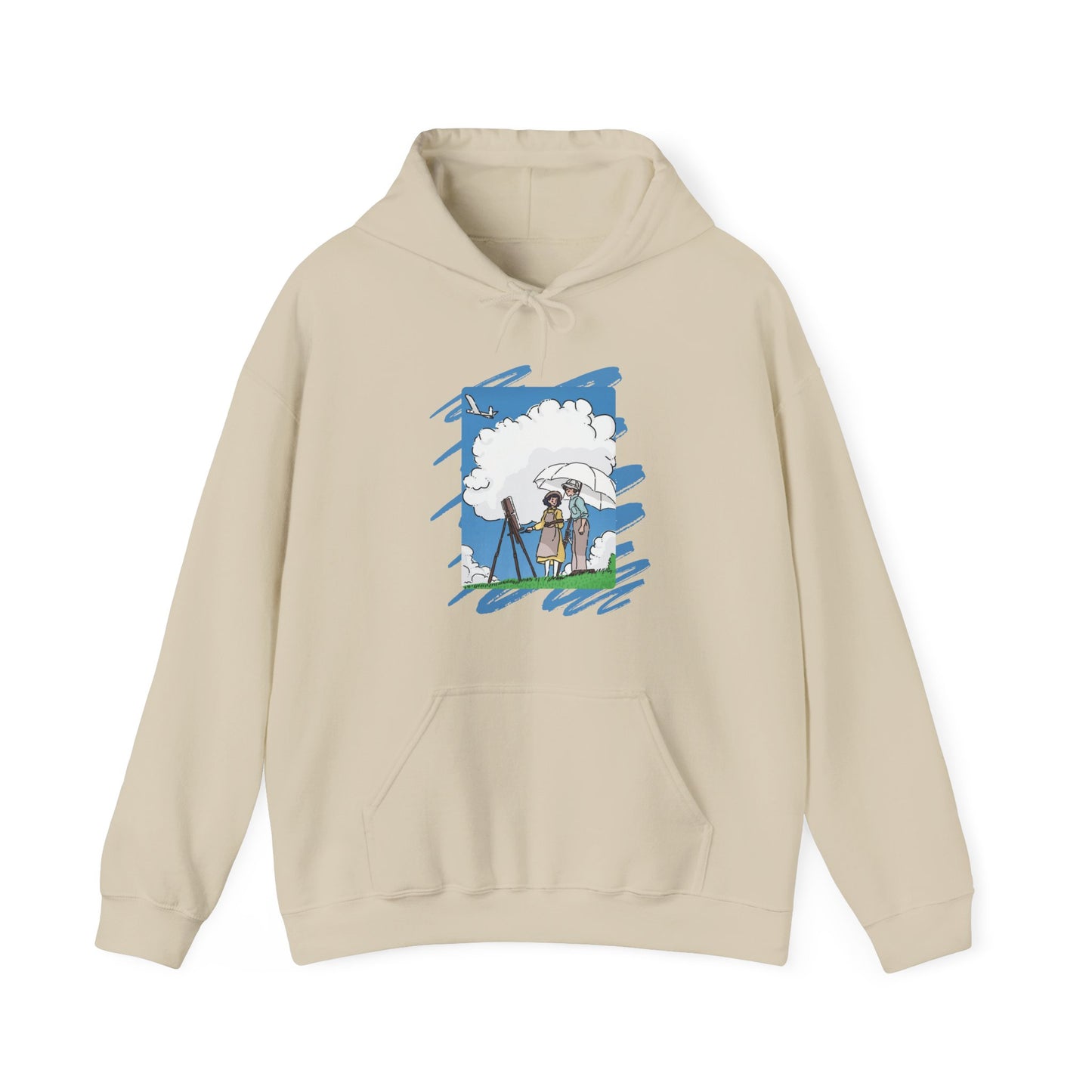 The Wind Rises Studio Ghibli Hoodie – 100% Cotton Anime Pullover for Ghibli Fans
