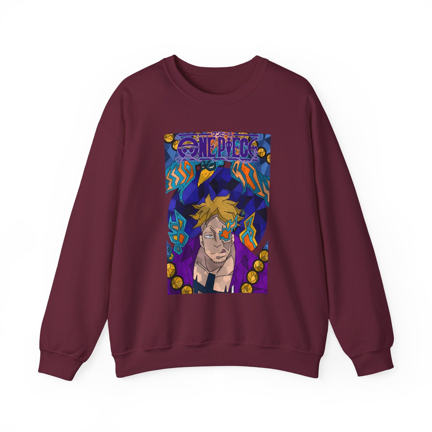 Marco the Phoenix One Piece Sweatshirt – 100% Cotton Anime Pullover for Fans
