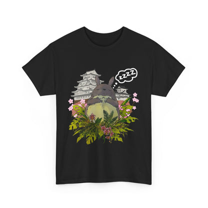 Totoro Sleep T-Shirt 100% Cotton Studio Ghibli Anime Graphic Tee