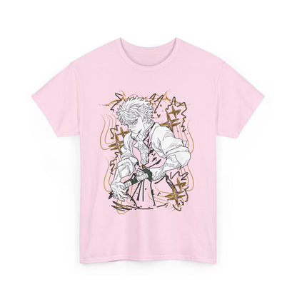 Sanemi Shinazugawa Demon Slayer T-Shirt – 100% Cotton Anime Tee for Demon Slayer Fans