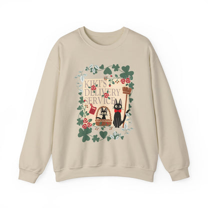 Kiki’s Delivery Service Sweatshirt – 100% Cotton Studio Ghibli Pullover for Anime Fans