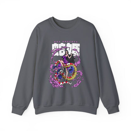 Boa Hancock Sweatshirt – 100% Cotton One Piece Anime Pullover for Fans
