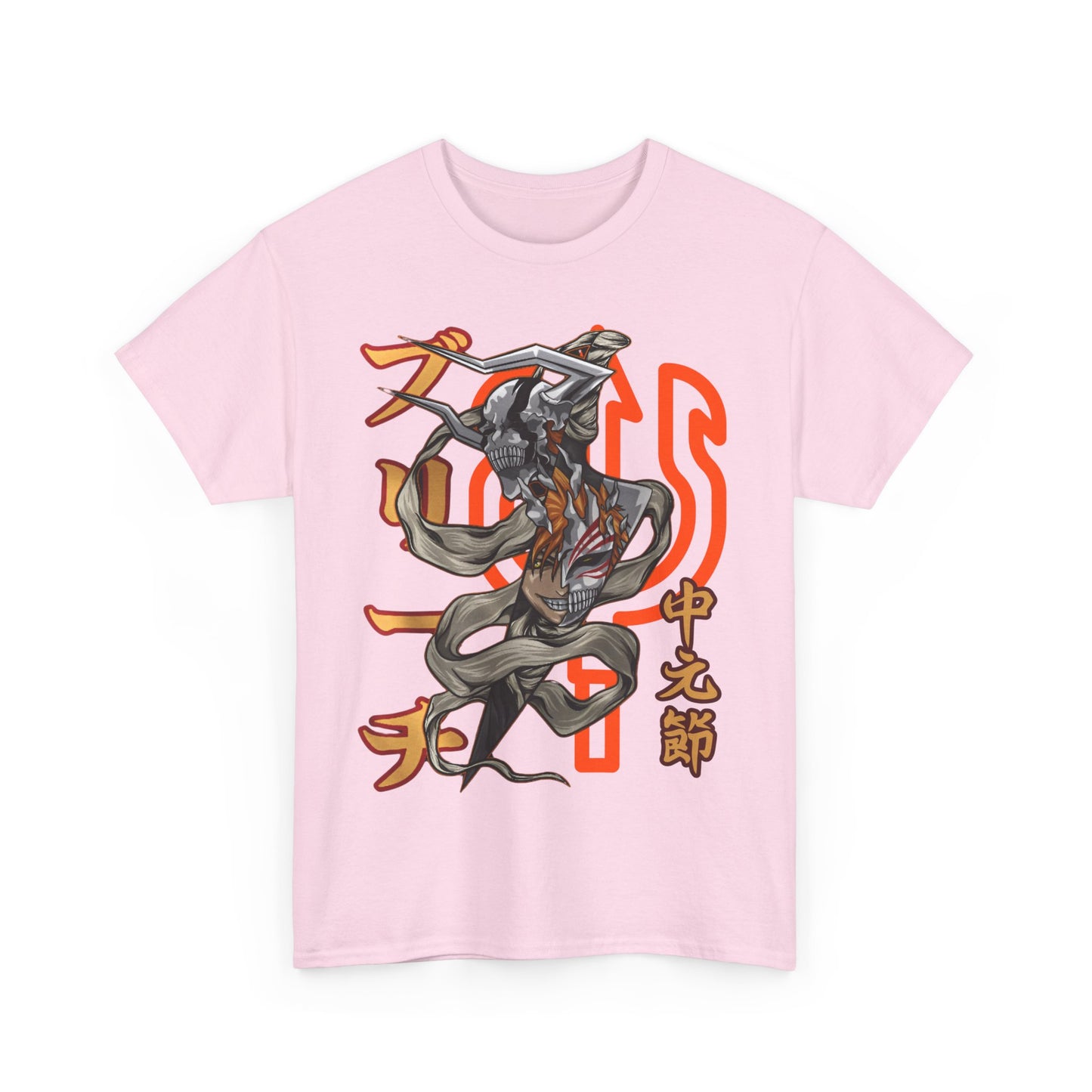Ichigo Kurosaki Bleach T-Shirt – 100% Cotton Anime Tee for Soul Reaper Fans