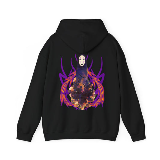 No Face Studio Ghibli Hoodie – 100% Cotton Spirited Away Back Print Pullover