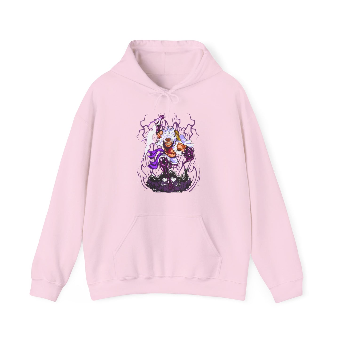 Luffy Gear 5 One Piece Hoodie – 100% Cotton Anime Hoodie for Straw Hat Fans