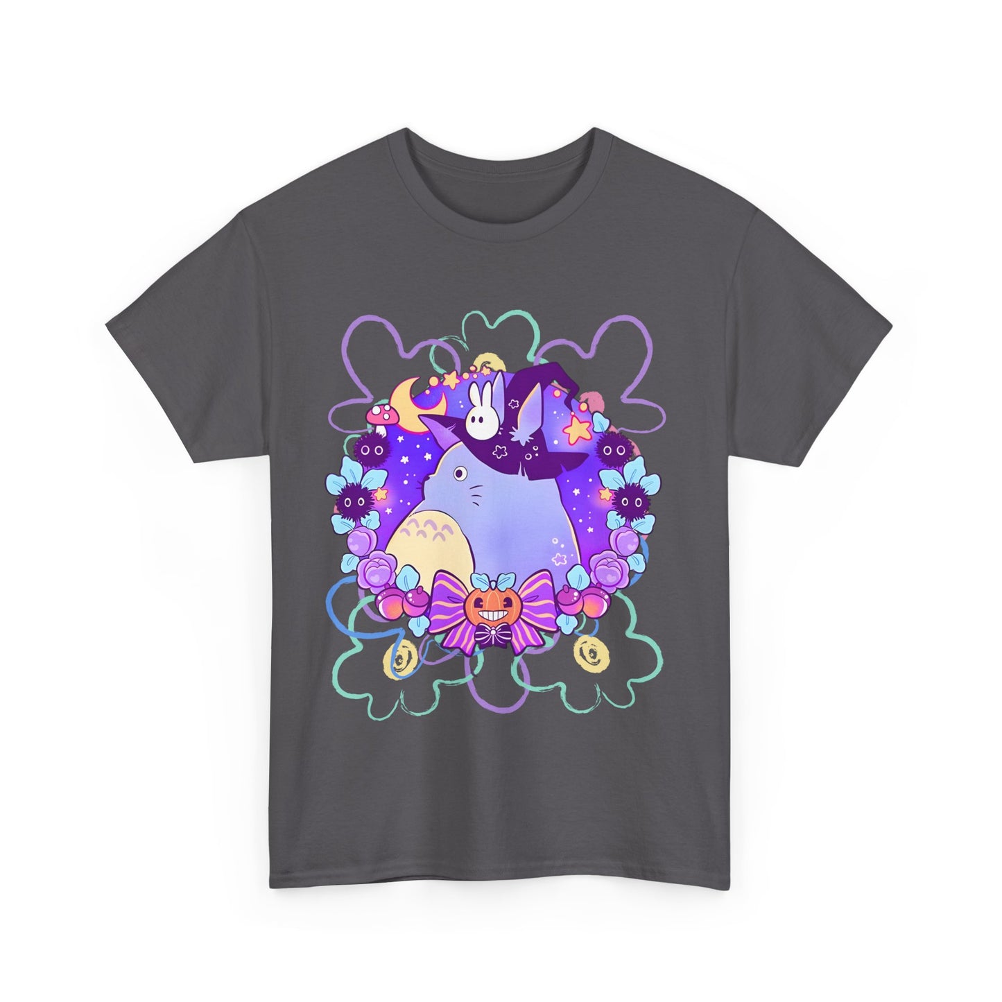 Totoro Mage T-Shirt – 100% Cotton Fantasy Ghibli Anime Tee