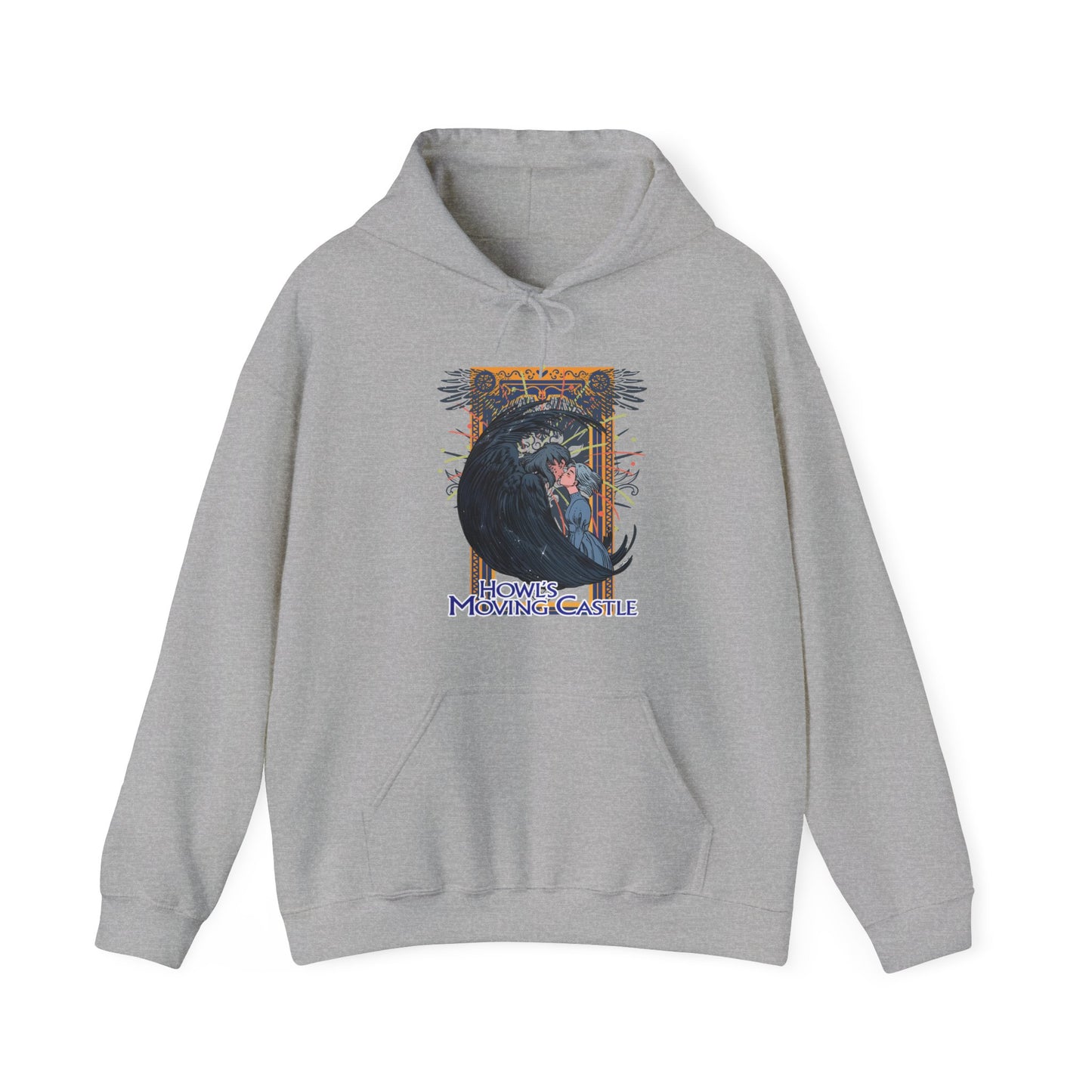 Howl’s Moving Castle Hoodie – 100% Cotton Studio Ghibli Pullover for Anime Fans