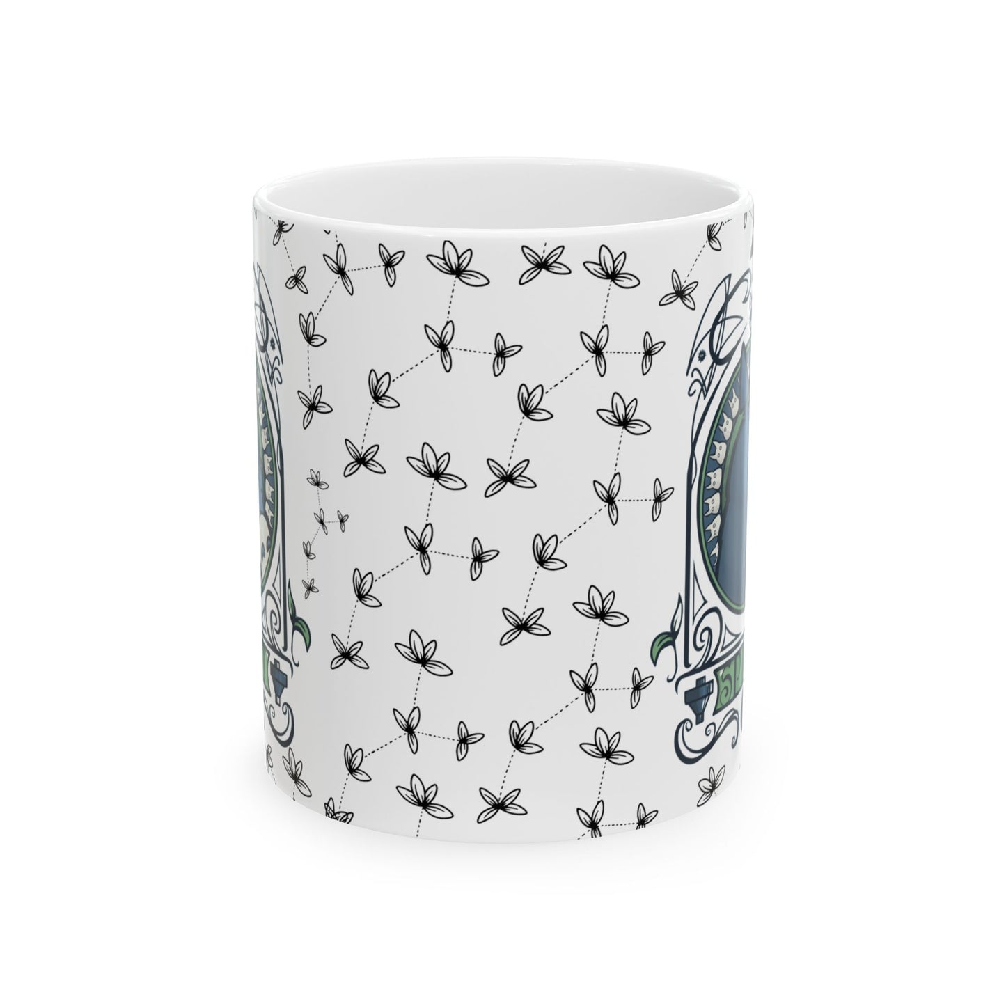 Totoro Spirited Ghibli Mug – 11oz & 15oz Ceramic Cup – Studio Ghibli Anime Coffee Gift