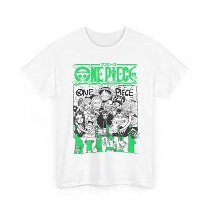 One Piece Characters T-Shirt – 100% Cotton Anime Shirt Featuring Straw Hat Crew