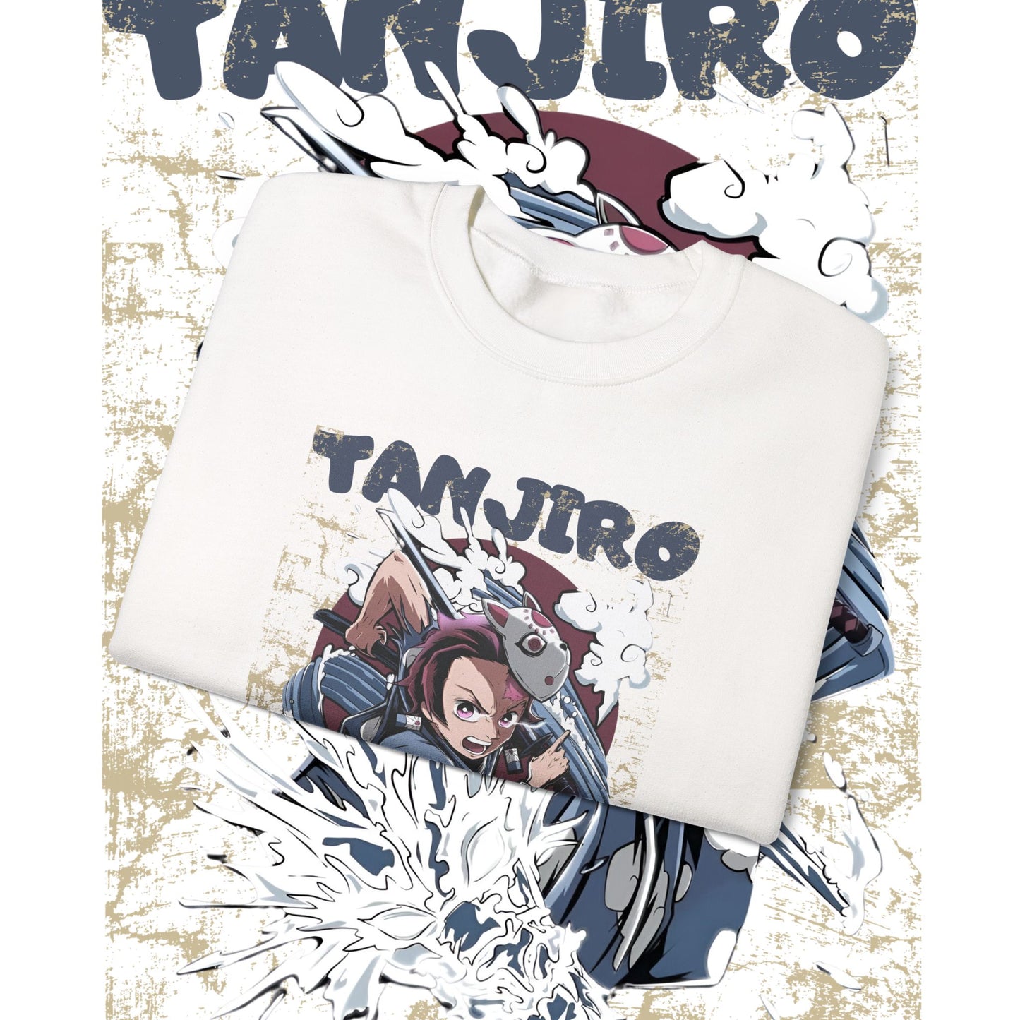 Tanjiro Wind Mask Demon Slayer Cotton Sweatshirt