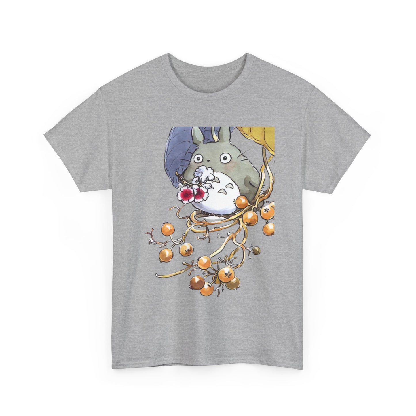 Totoro Sweet Art Shirt – Cute Studio Ghibli Cotton T-Shirt for Anime Fans