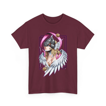 Angewomon T-Shirt – 100% Cotton Digimon Anime Shirt for Fans
