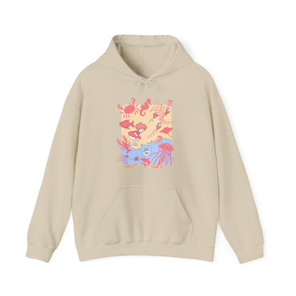 Ponyo Sea World Hoodie – 100% Cotton Studio Ghibli Ocean Anime Hoodie