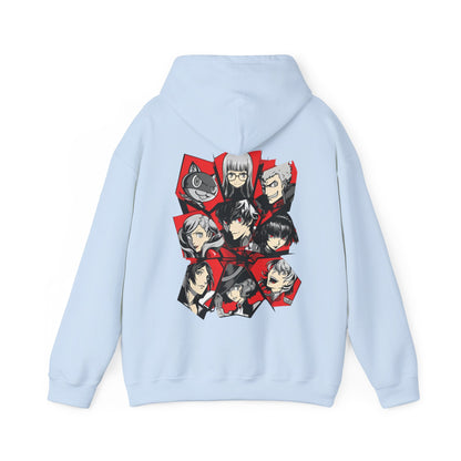 Persona 5 Hoodie with Back Print – 100% Cotton | Phantom Thieves Anime Gamer Hoodie