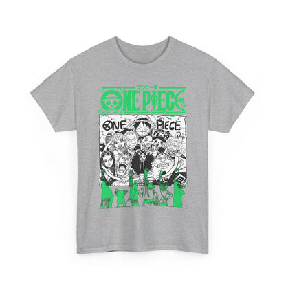 One Piece Characters T-Shirt – 100% Cotton Anime Shirt Featuring Straw Hat Crew