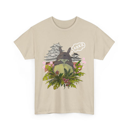 Totoro Sleep T-Shirt 100% Cotton Studio Ghibli Anime Graphic Tee