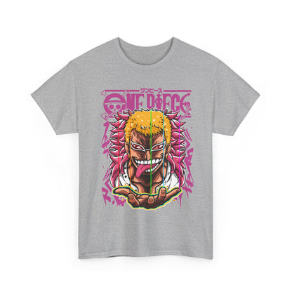 Donquixote Doflamingo T-Shirt – One Piece 100% Cotton Anime Tee for True Villain Fans
