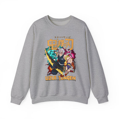 Uzui Tengen Demon Slayer Sweatshirt – 100% Cotton Anime Pullover for Stylish Kimetsu no Yaiba Fans