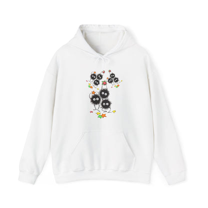 Soot Sprites Fantasy Hoodie – 100% Cotton Anime Hoodie Inspired by Studio Ghibli Magic