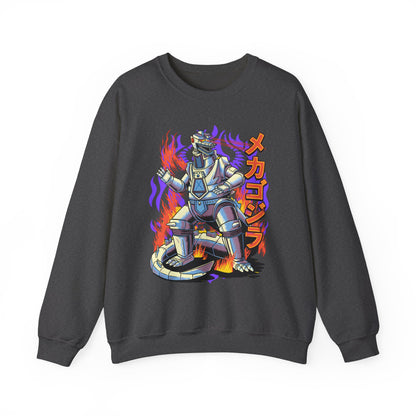 Mechagodzilla Kaiju Sweatshirt – 100% Cotton | Classic Monster Anime Apparel for Kaiju Fans