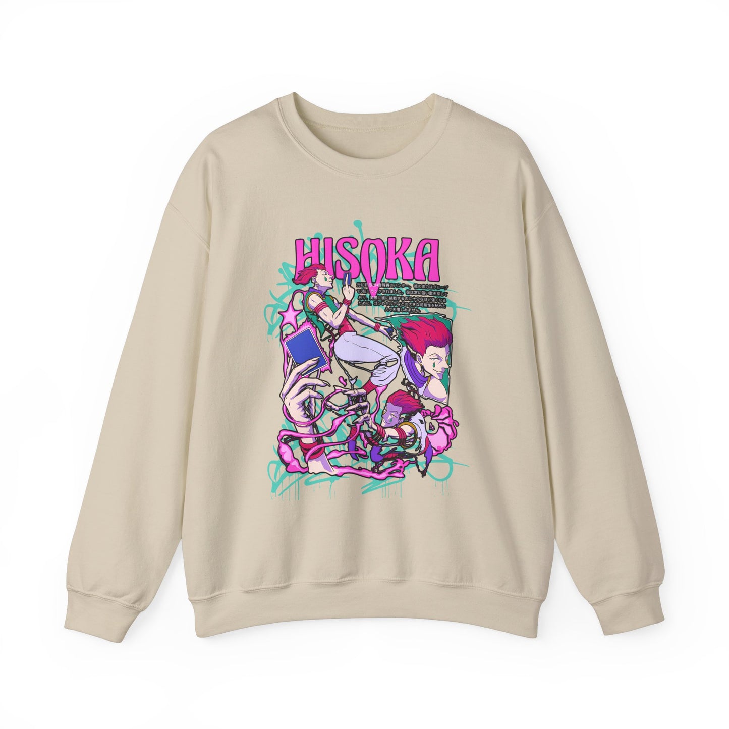 Hisoka Morow Hunter x Hunter Sweatshirt – 100% Cotton Cozy Anime Sweatshirt for True Fans