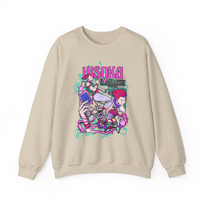 Hisoka Morow Hunter x Hunter Sweatshirt – 100% Cotton Cozy Anime Sweatshirt for True Fans