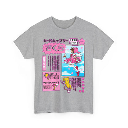 Sakura Card Captor T-Shirt – 100% Cotton Magical Girl Anime Tee for Fans