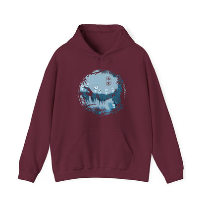 Kodama Tree Forest Hoodie – 100% Cotton Studio Ghibli Hoodie Inspired by Princess Mononoke