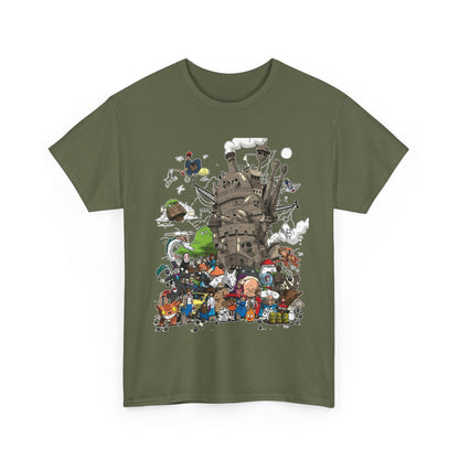 All Ghibli Characters T-Shirt – 100% Cotton Anime Fan Tee