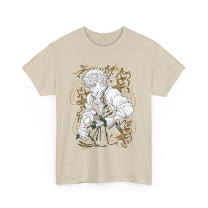 Sanemi Shinazugawa Demon Slayer T-Shirt – 100% Cotton Anime Tee for Demon Slayer Fans