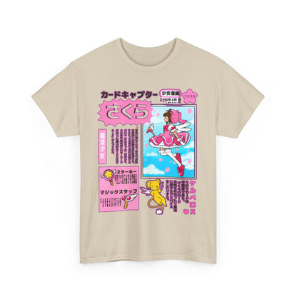 Sakura Card Captor T-Shirt – 100% Cotton Magical Girl Anime Tee for Fans