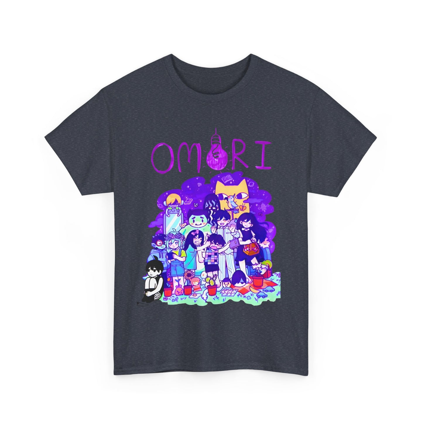 OMORI T-Shirt – 100% Cotton Indie Game Shirt Featuring OMORI Characters and Art