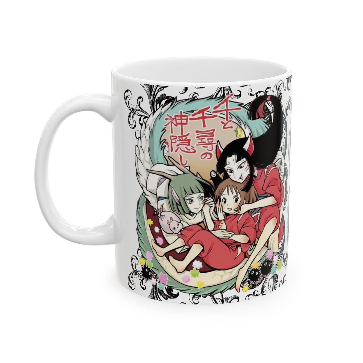 Spirited Away Cool Anime Mug – Studio Ghibli Ceramic Coffee Cup – 11oz & 15oz Gift for Anime Fans