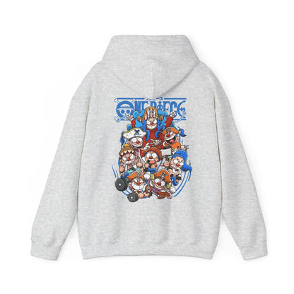 Buggy the Star Clown Back Print Hoodie – 100% Cotton One Piece Anime Streetwear