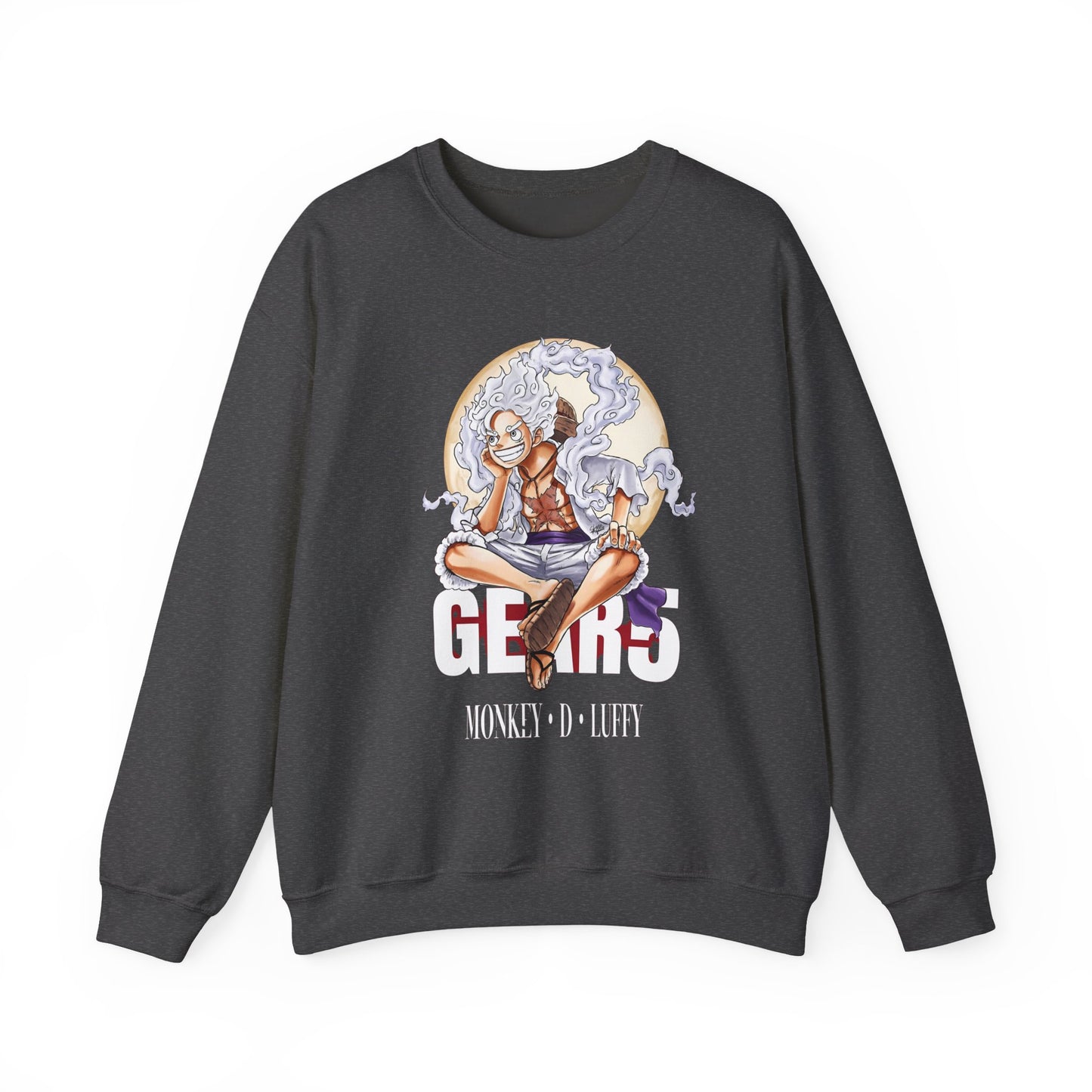 Monkey D. Luffy Gear 5 Sweatshirt – 100% Cotton Anime Pullover | One Piece Gear Fifth Crewneck