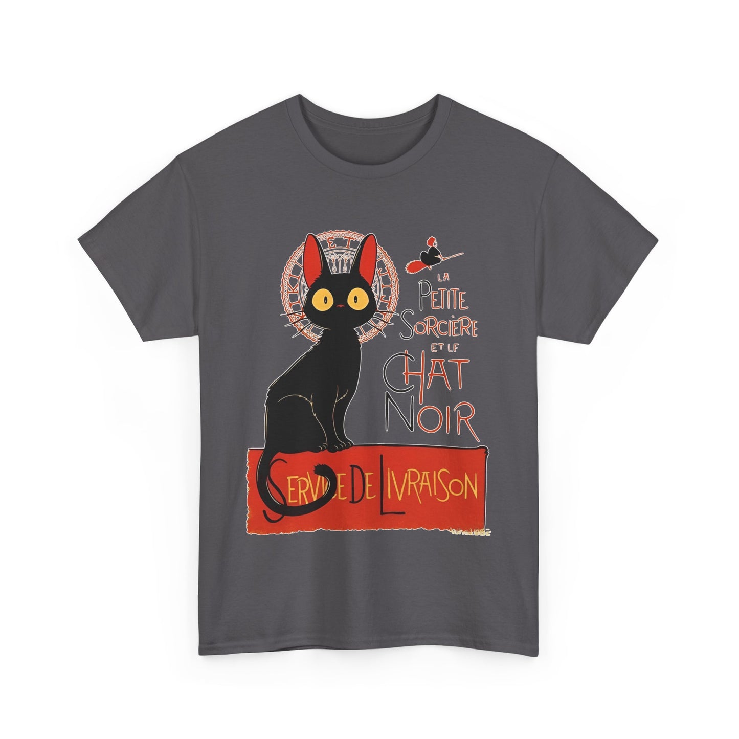 Kiki's Delivery Service T-Shirt – 100% Cotton "Service de Livraison" Studio Ghibli Tee for Fans