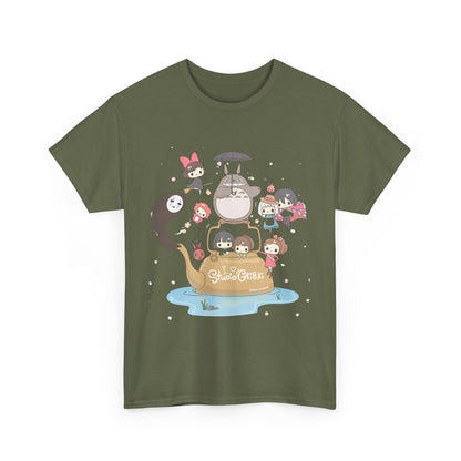 Ghibli Characters T-Shirt – 100% Cotton Studio Ghibli Anime Tee
