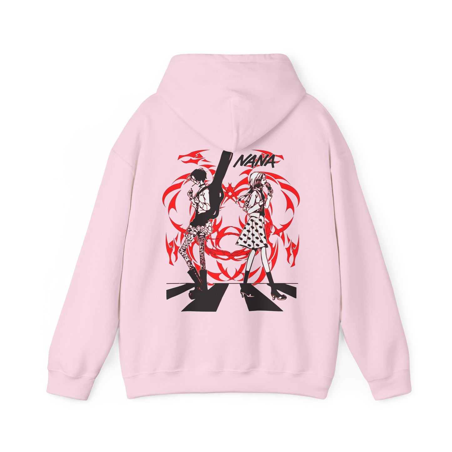 Nana Osaki Black Stones Hoodie – 100% Cotton with Back Print | Punk Rock Anime Streetwear