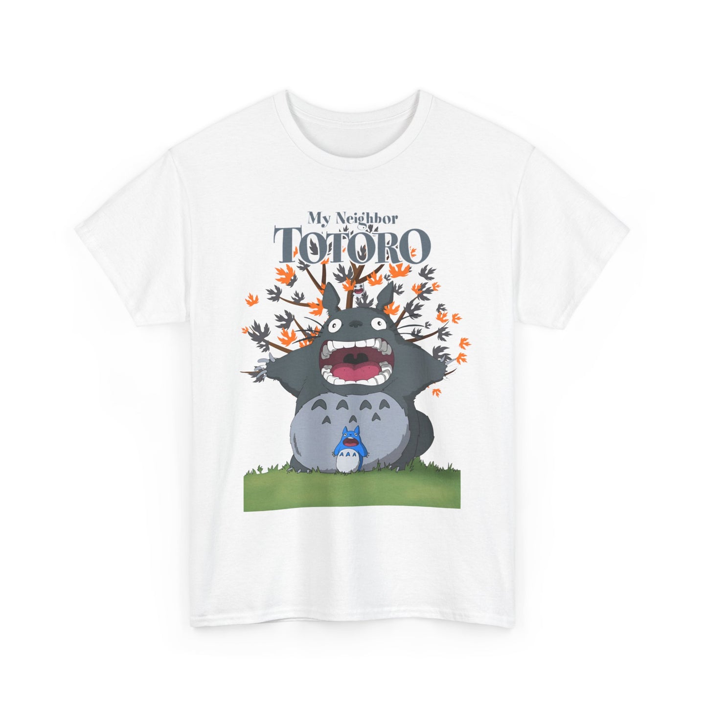 My Neighbor Totoro Scream T-Shirt 100% Cotton Studio Ghibli Tee