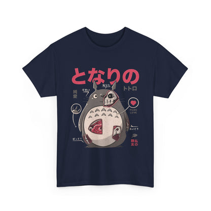 Totoro Anatomy T-Shirt – 100% Cotton Studio Ghibli Anime Tee