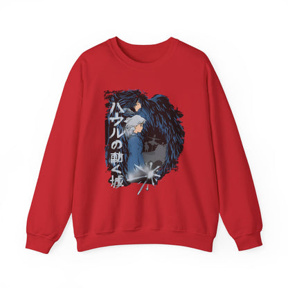 Howl & Sophie Sweatshirt – 100% Cotton Studio Ghibli Pullover Inspired by Howl’s Moving Castle