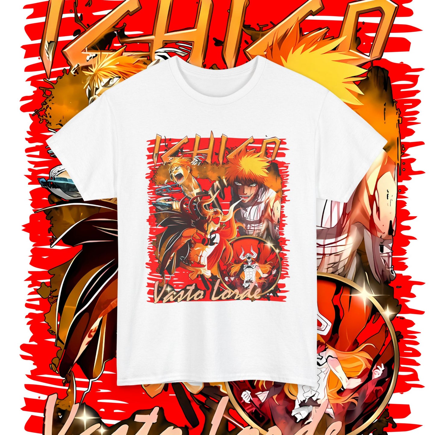 Bleach Anime 100% Cotton Graphic T-Shirt for Fans