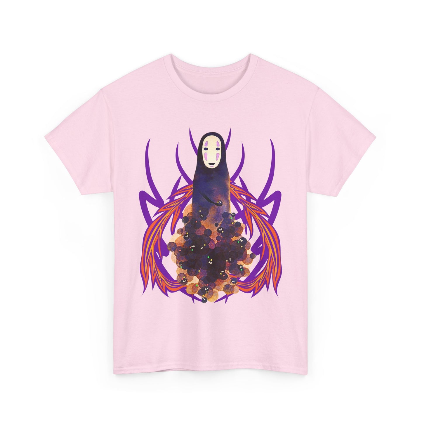 No Face T-Shirt – 100% Cotton Studio Ghibli Spirited Away Anime Tee