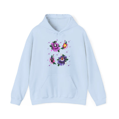 Studio Ghibli Flowers Hoodie – 100% Cotton Anime Floral Sweatshirt for Ghibli Fans