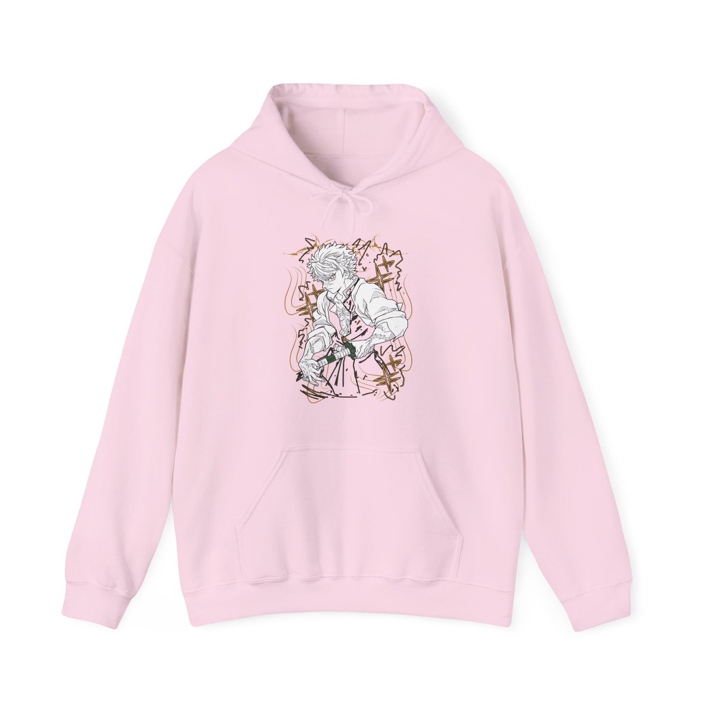Sanemi Shinazugawa Demon Slayer Hoodie – 100% Cotton Anime Streetwear for Kimetsu no Yaiba Fans