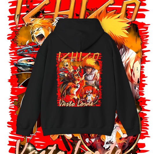 Bleach Anime Back Print Cotton Hoodie