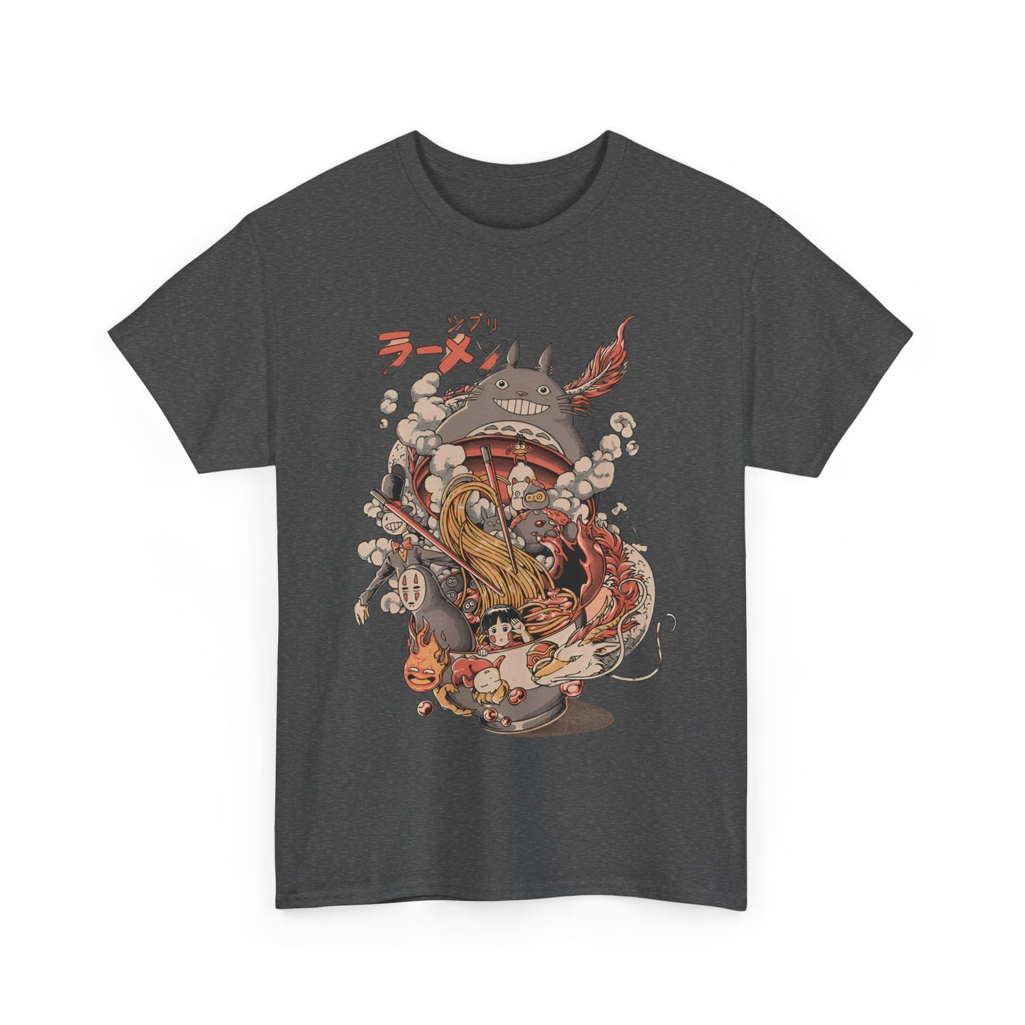 Ghibli Characters Anime T-Shirt | Studio Ghibli Cotton Tee