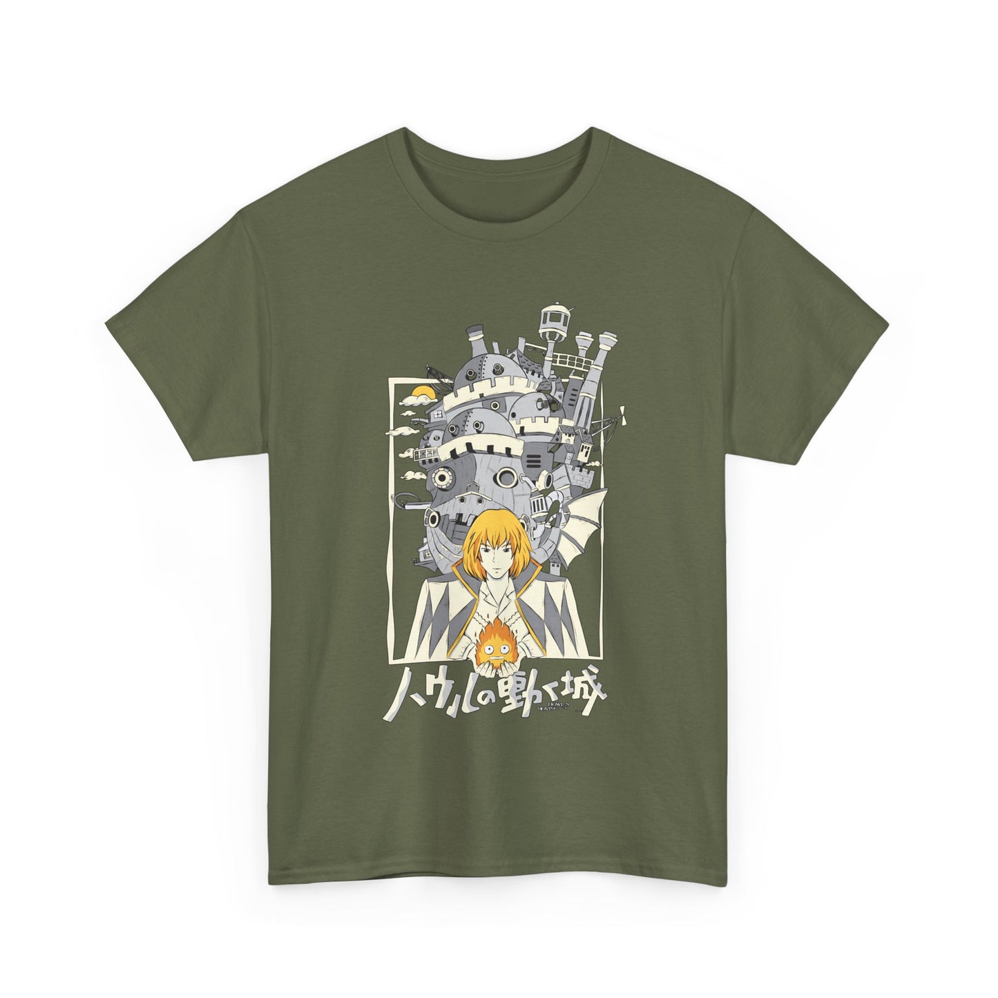 Howl’s Moving Castle Portrait T-Shirt | Studio Ghibli Anime Cotton Tee