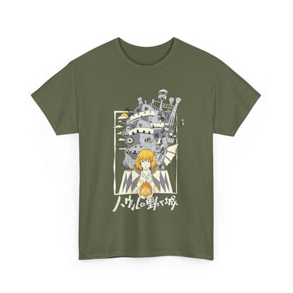 Howl’s Moving Castle Portrait T-Shirt | Studio Ghibli Anime Cotton Tee